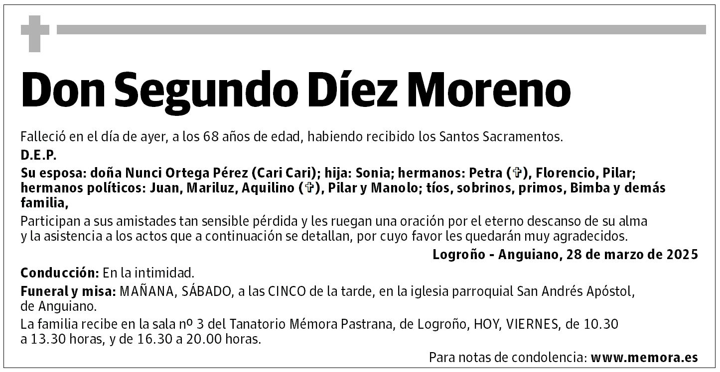 Don Segundo Díez Moreno
