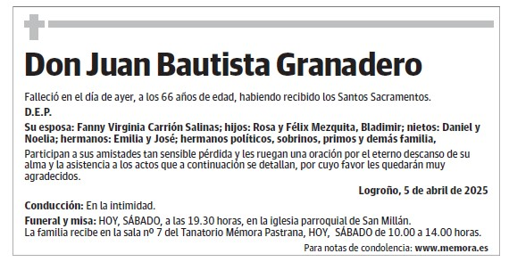 Don Juan Bautista Granadero