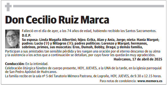 Don Cecilio Ruiz Marca