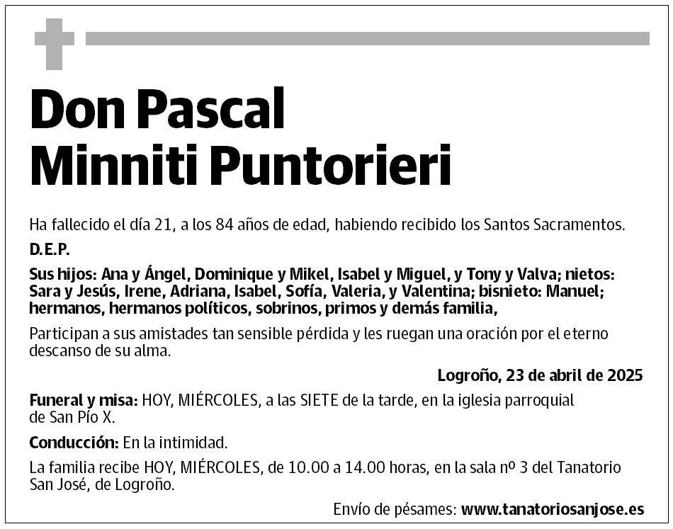 Don Pascal Minniti Puntorieri
