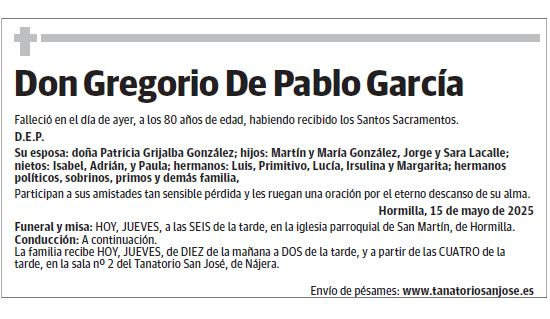 Don Gregorio De Pablo García