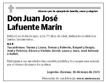 Don Juan José Lafuente Marín