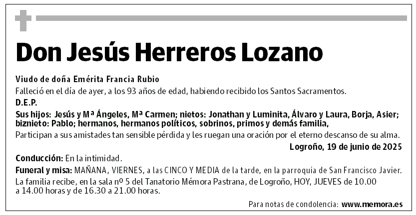 Don Jesús Herreros Lozano