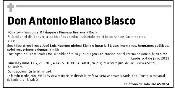 Don Antonio Blanco Blasco