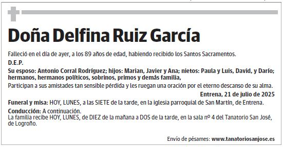 Doña Delfina Ruiz García