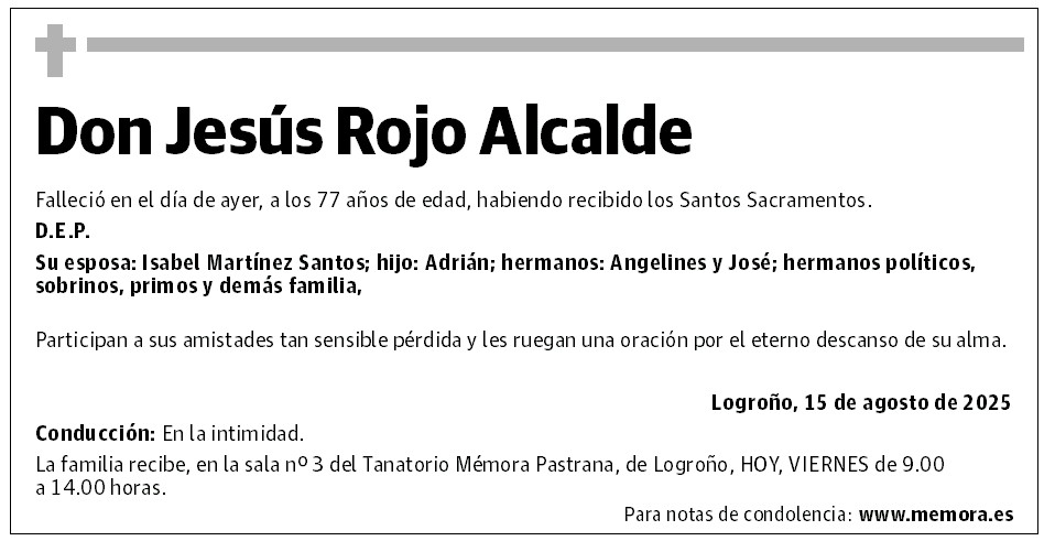 Don Jesús Rojo Alcalde