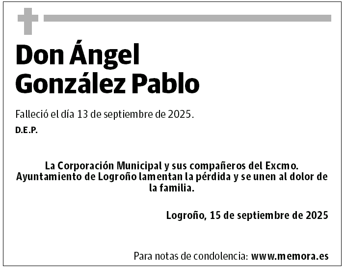 Don Ángel González Pablo