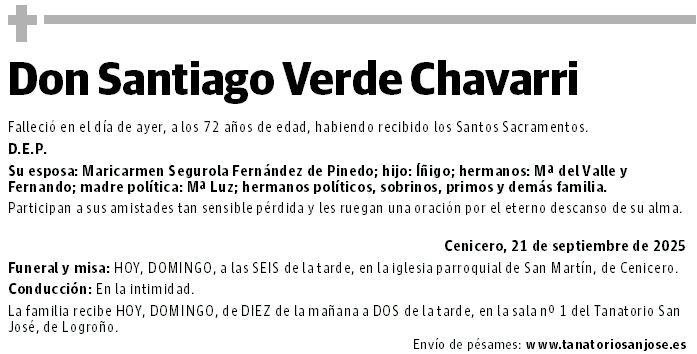Don Santiago Verde Chavarri