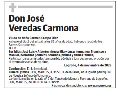 Don José Veredas Carmona
