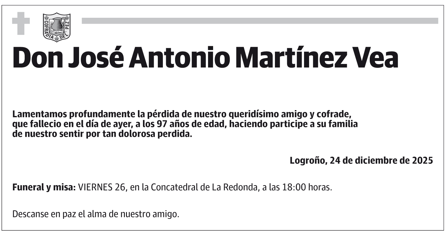 Don José Antonio Martínez Vea