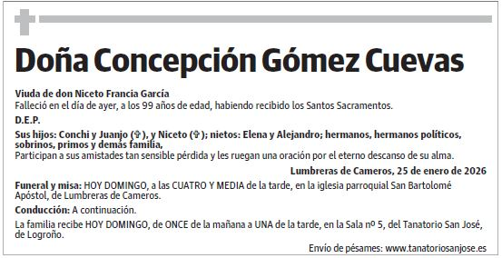 Doña Concepción Gómez Cuevas