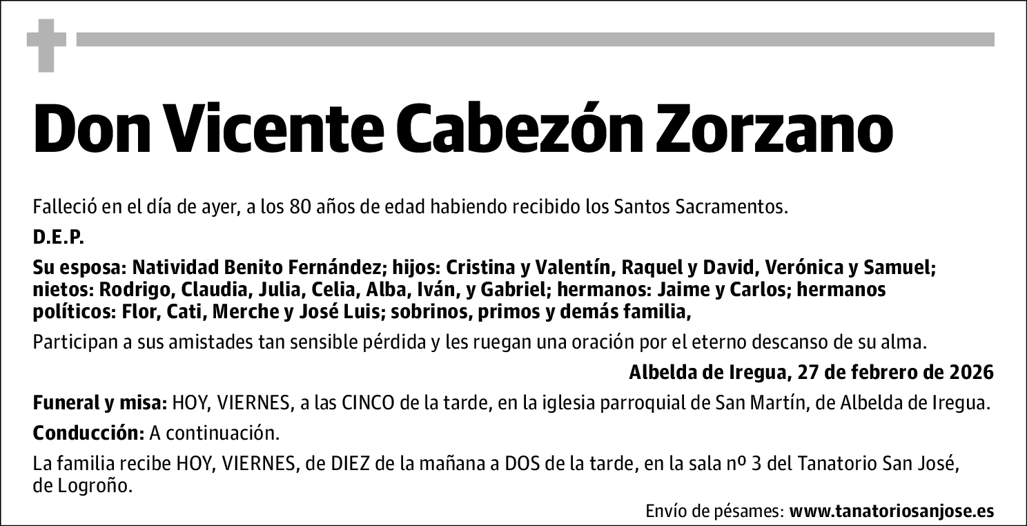 Vicente Cabezón Zorzano