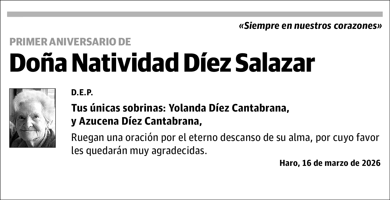 Natividad Díez Salazar