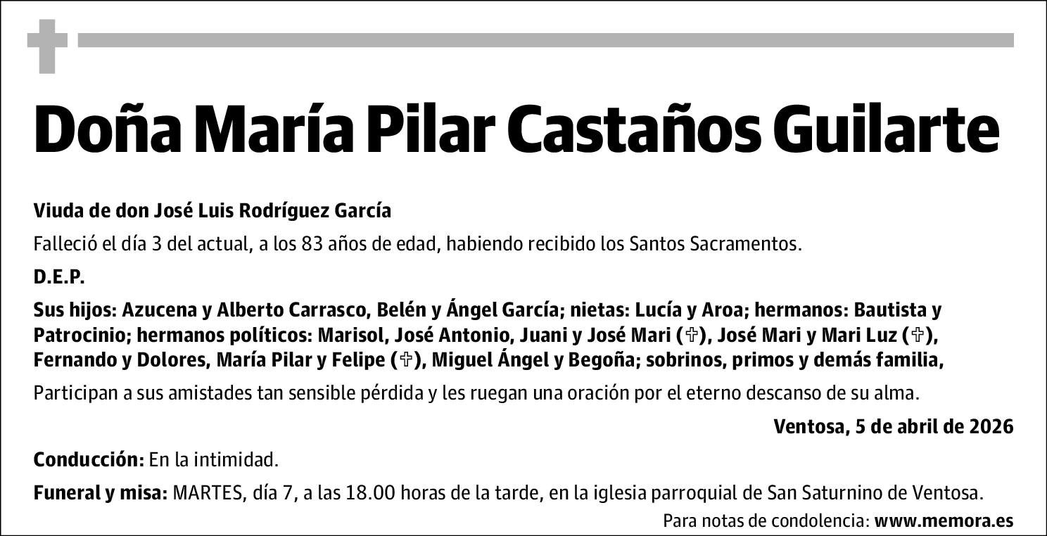 Maria Pilar Castaños Guilarte