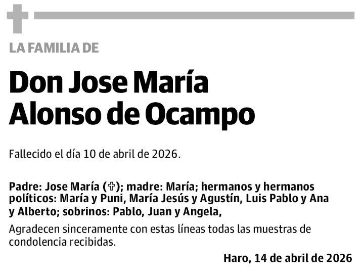 José María Alonso de Ocampo