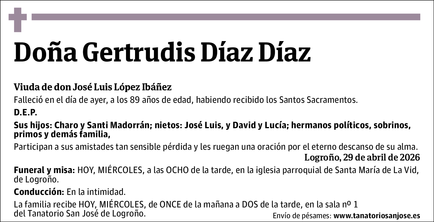 Gertrudis Díaz Díaz