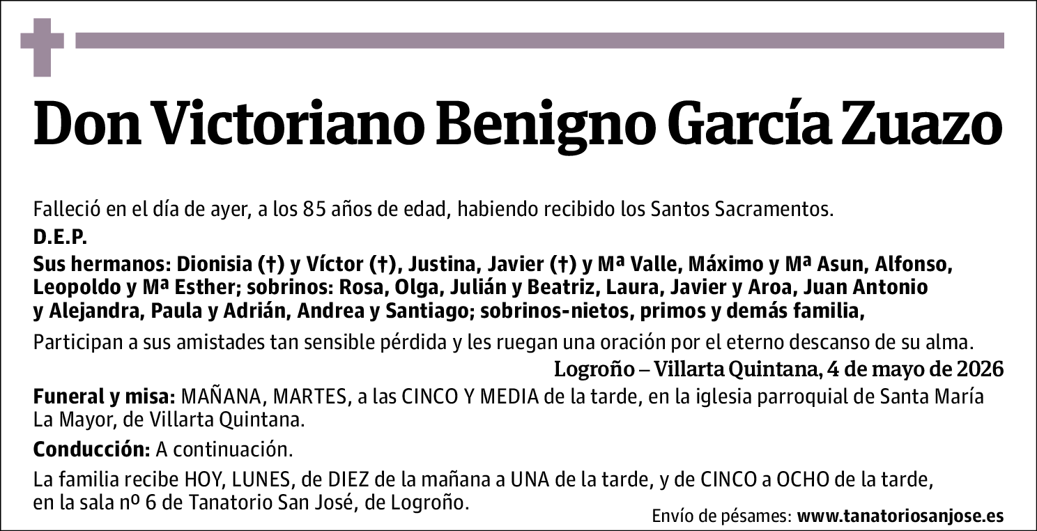 Victoriano Benigno García Zuazo