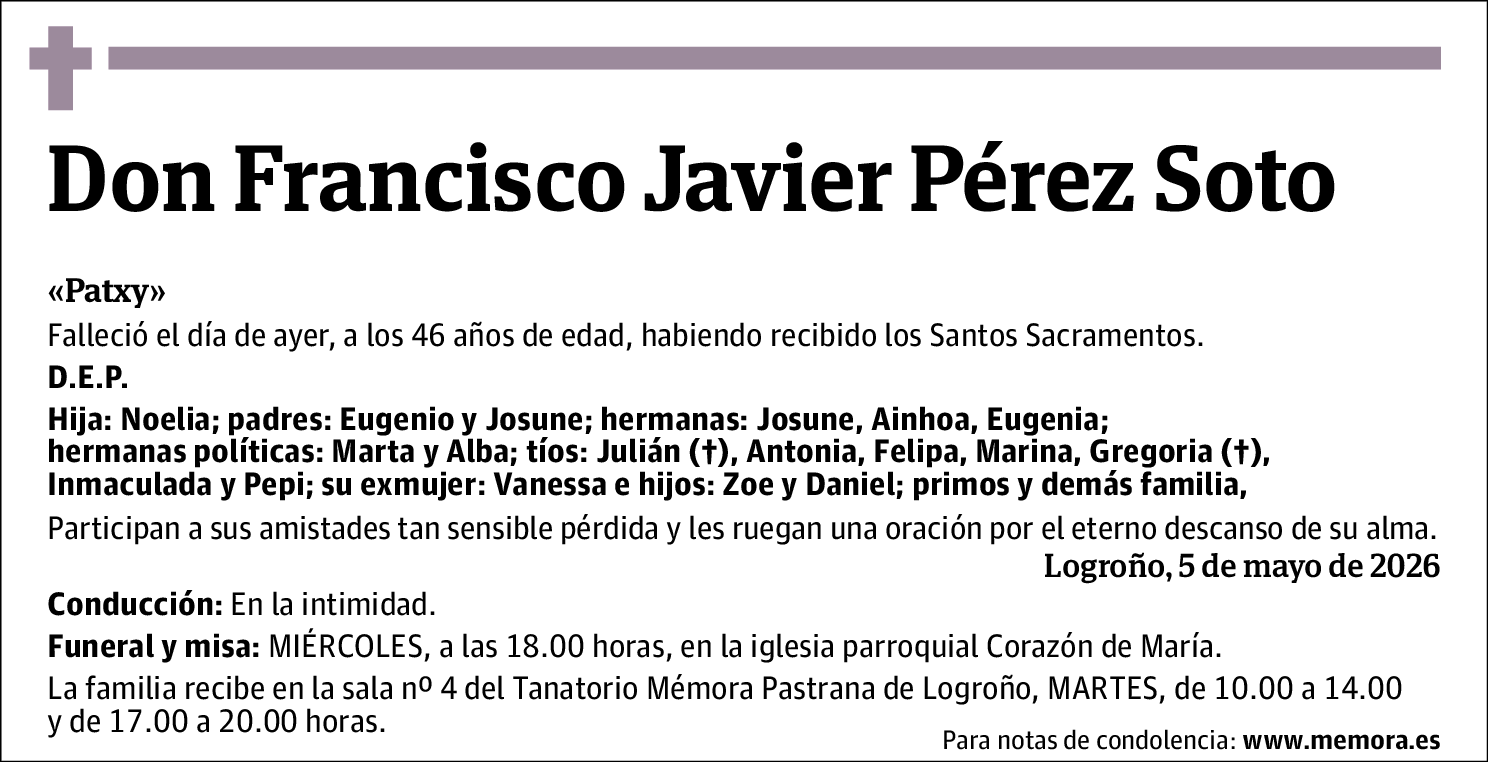Francisco Javier Pérez Soto