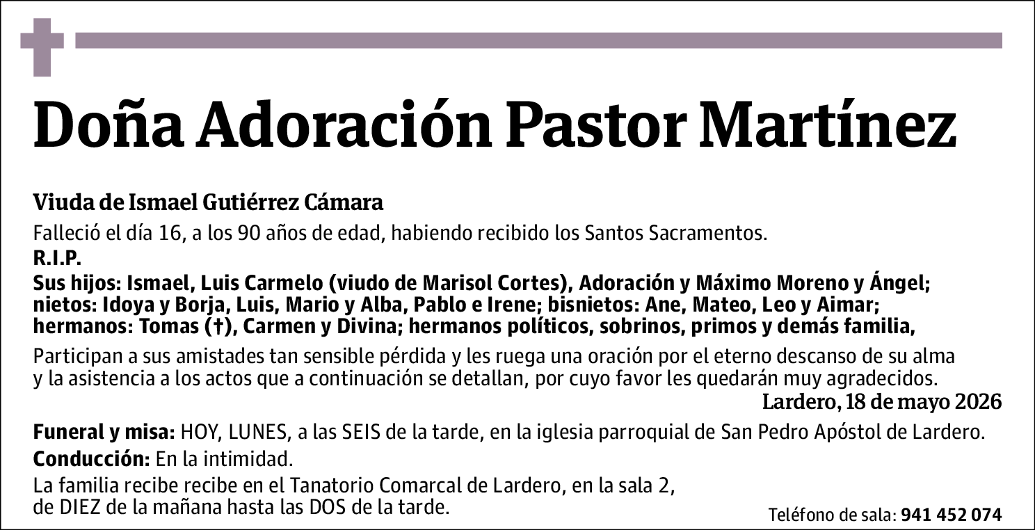 Adoración Pastor Martínez