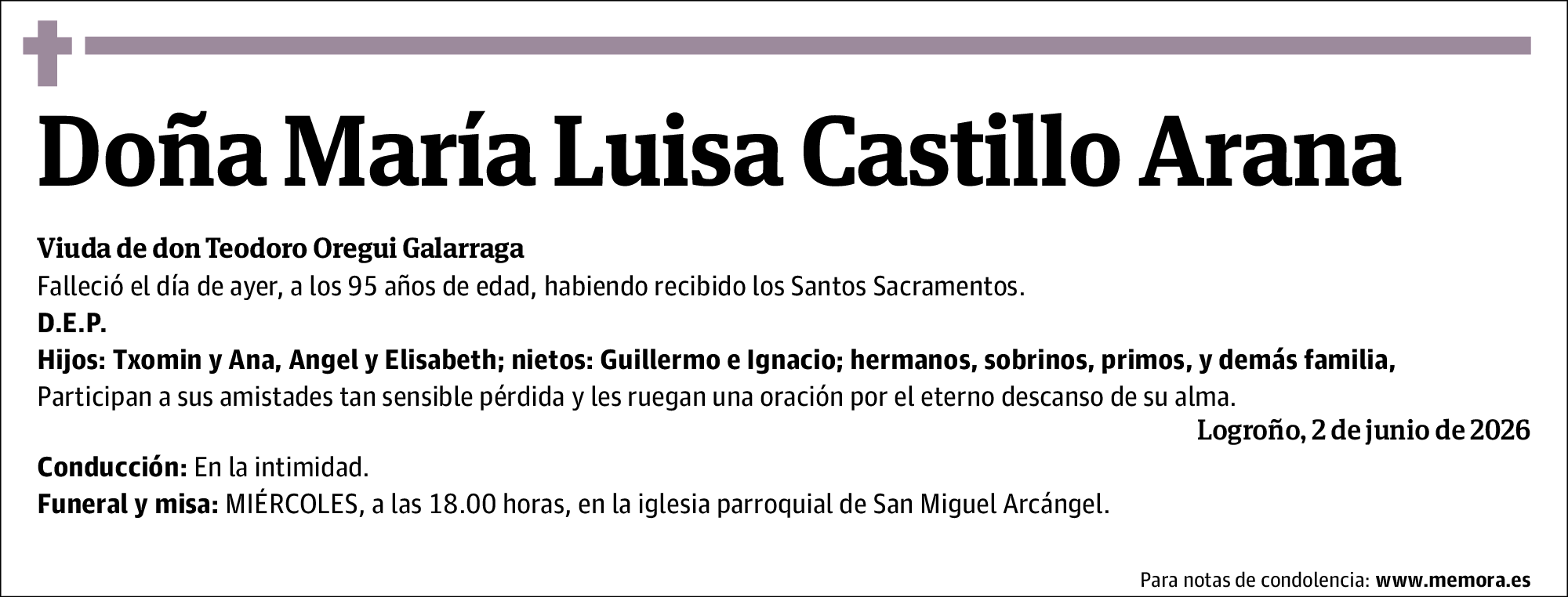 María Luisa Castillo Arana