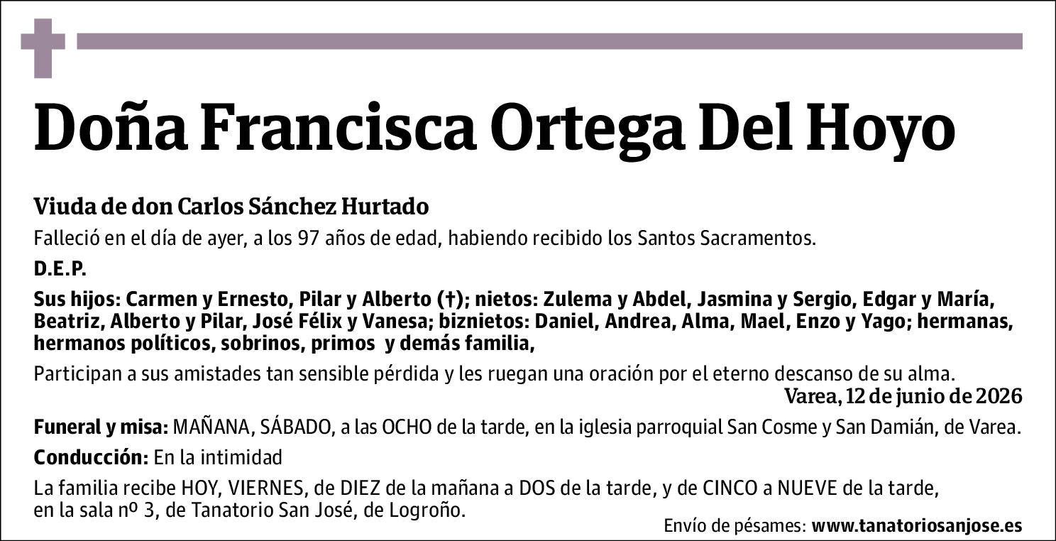 Francisca Ortega del Hoyo