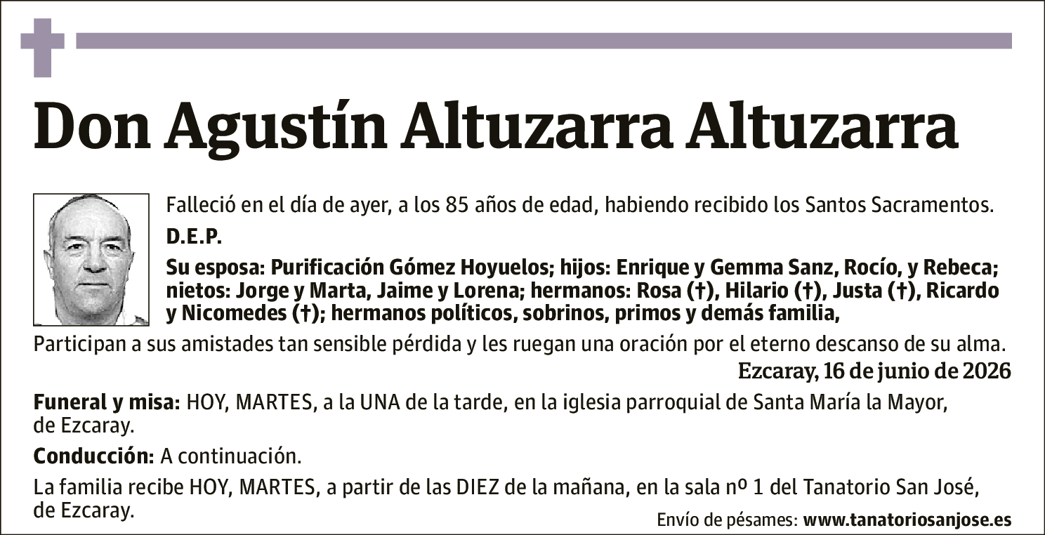 Agustín Altuzarra Altuzarra
