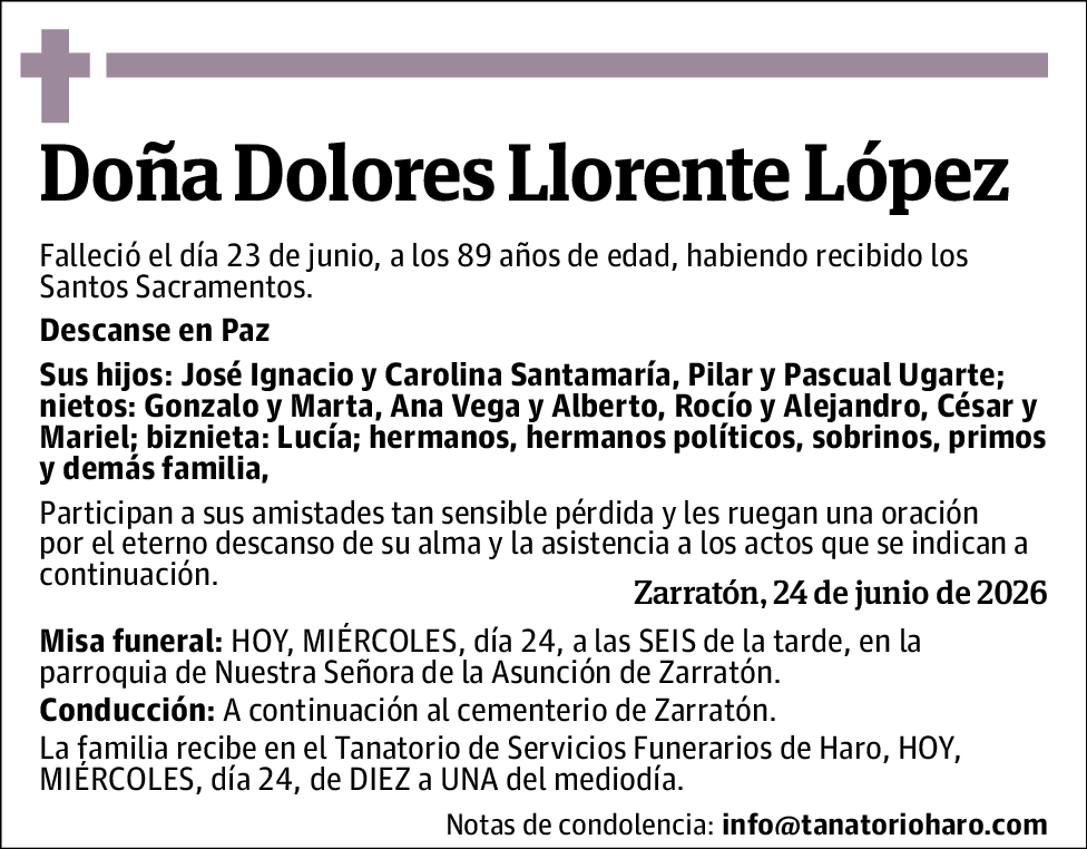 Dolores Llorente López