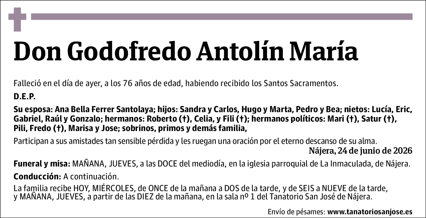 Godofredo Antolín María