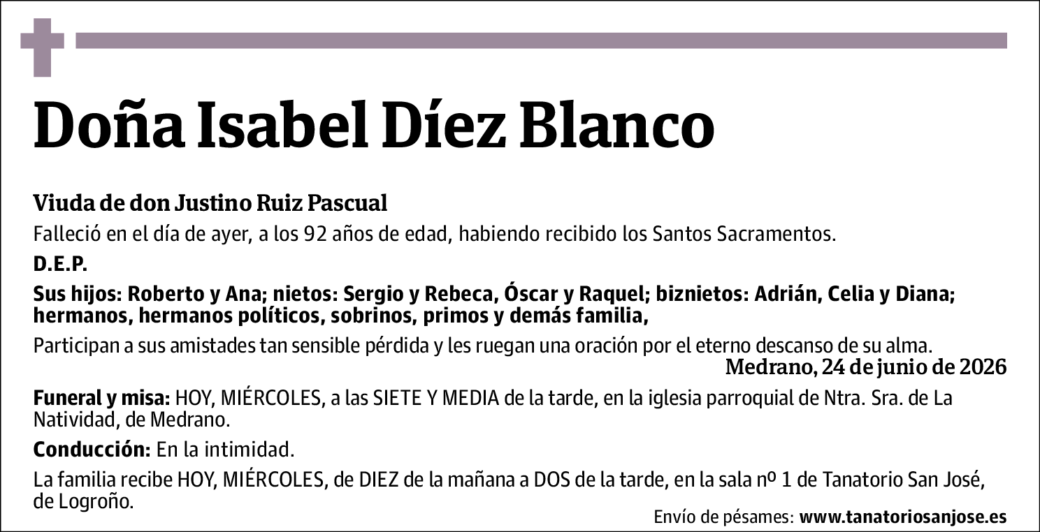 Isabel Díez Blanco