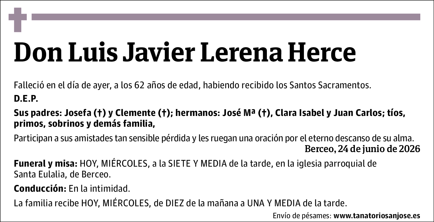 Luis Javier Lerena Herce