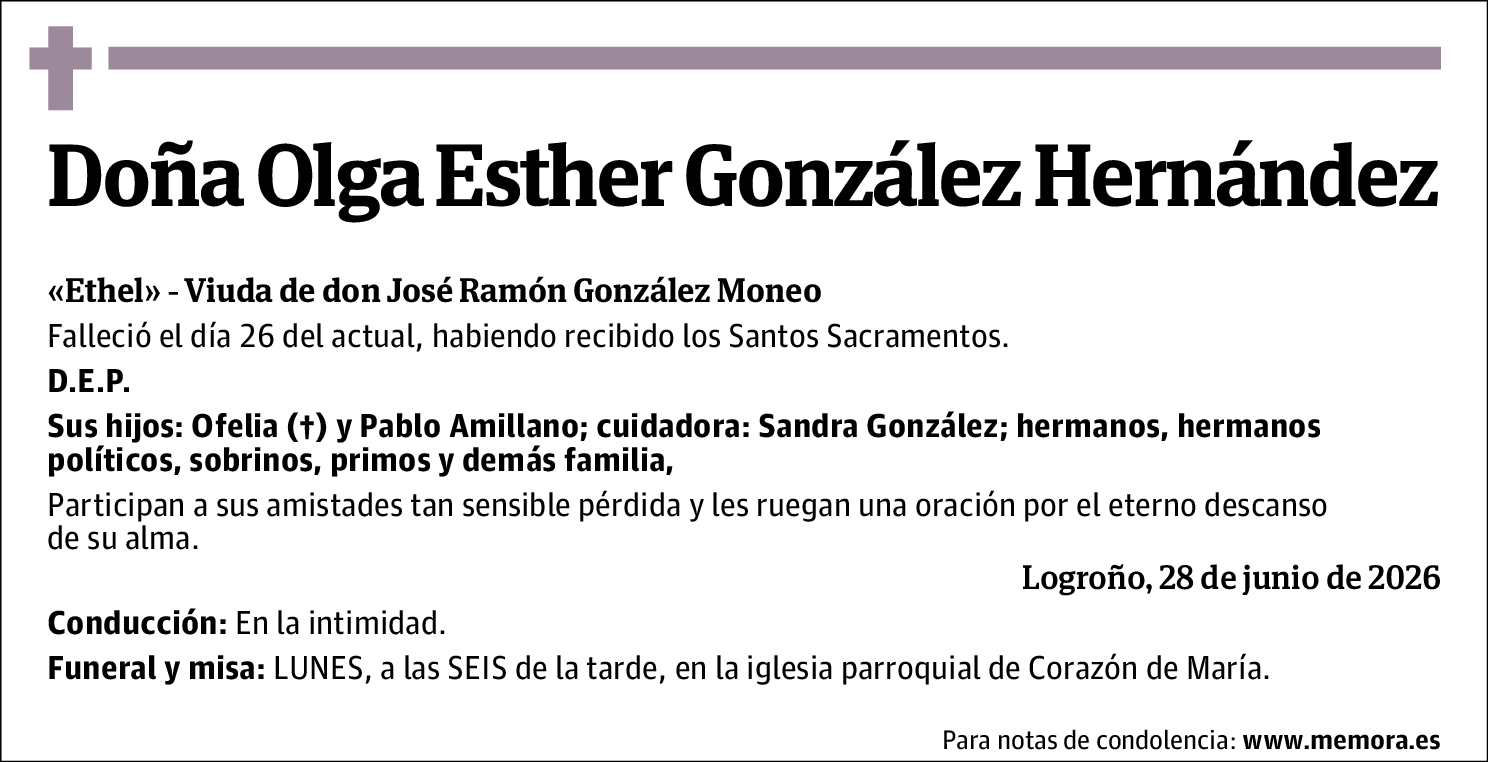 Olga Esther González Hernández