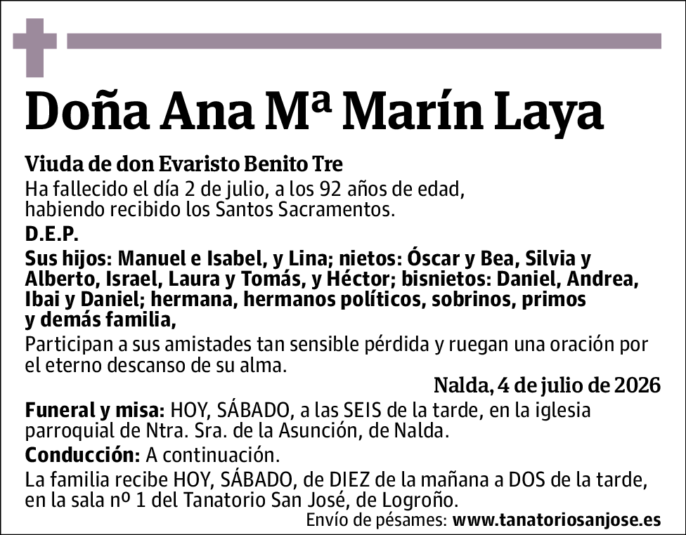 Ana Mª Marín Laya
