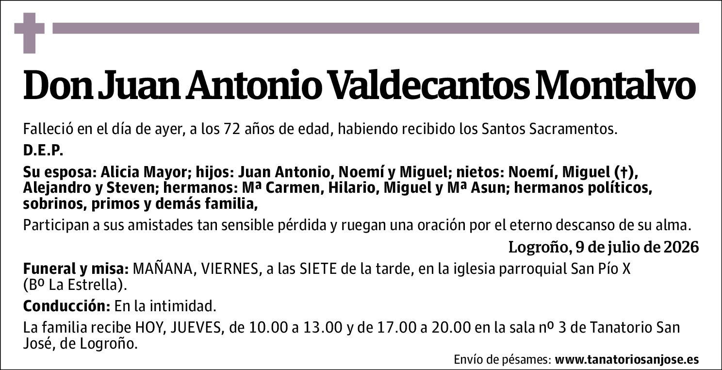 Juan Antonio Valdecantos Montalvo
