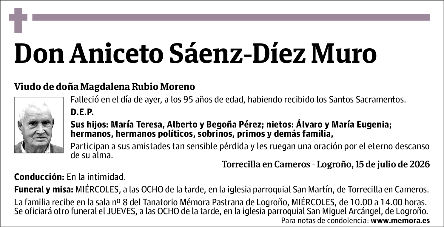 Aniceto Sáenz-díez Muro