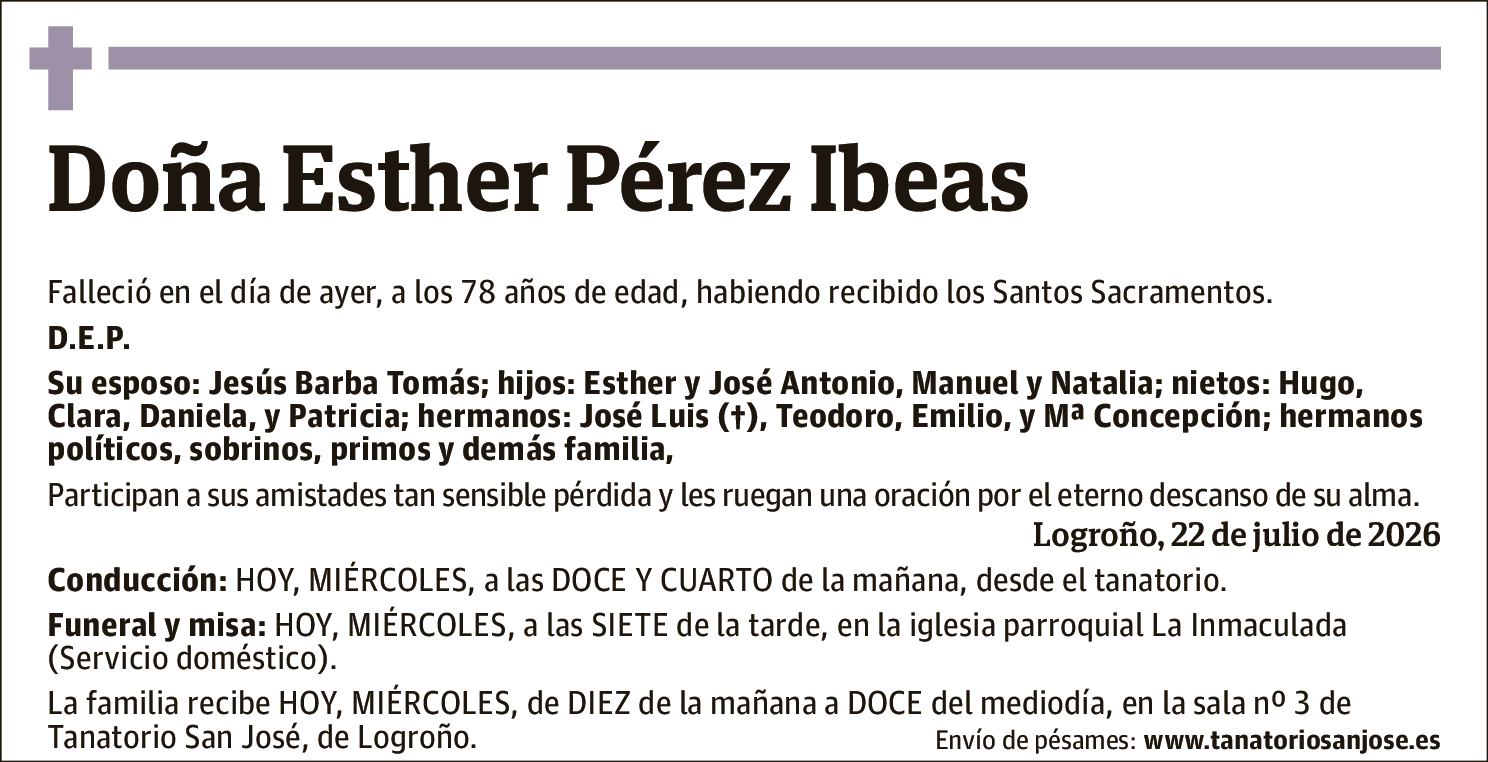 Esther Pérez Ibeas