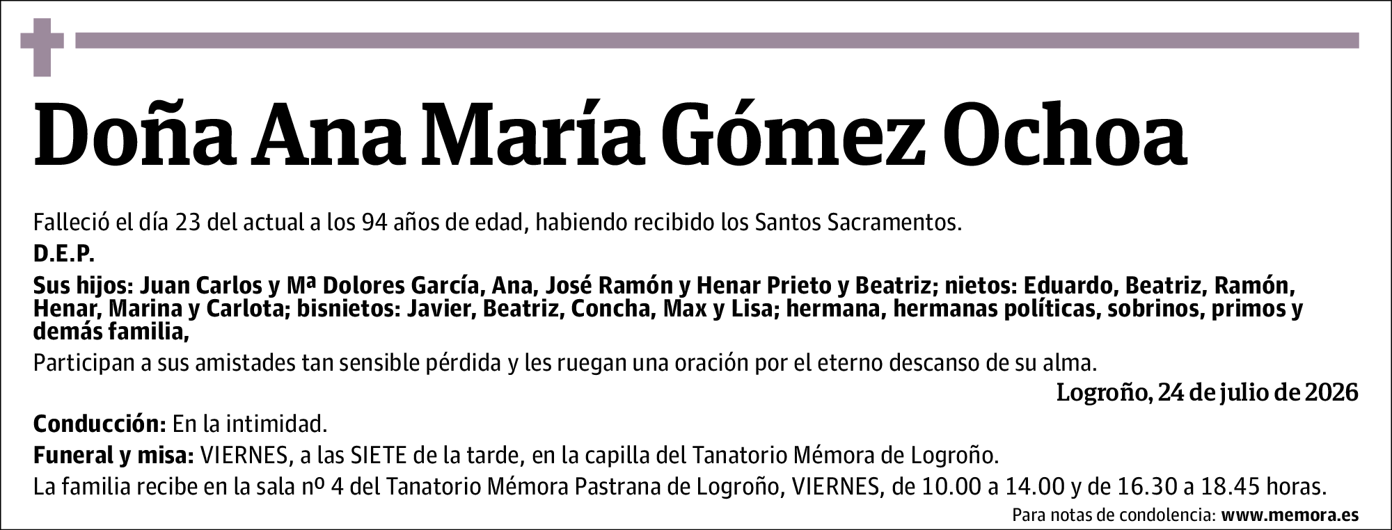 Ana María Gómez Ochoa