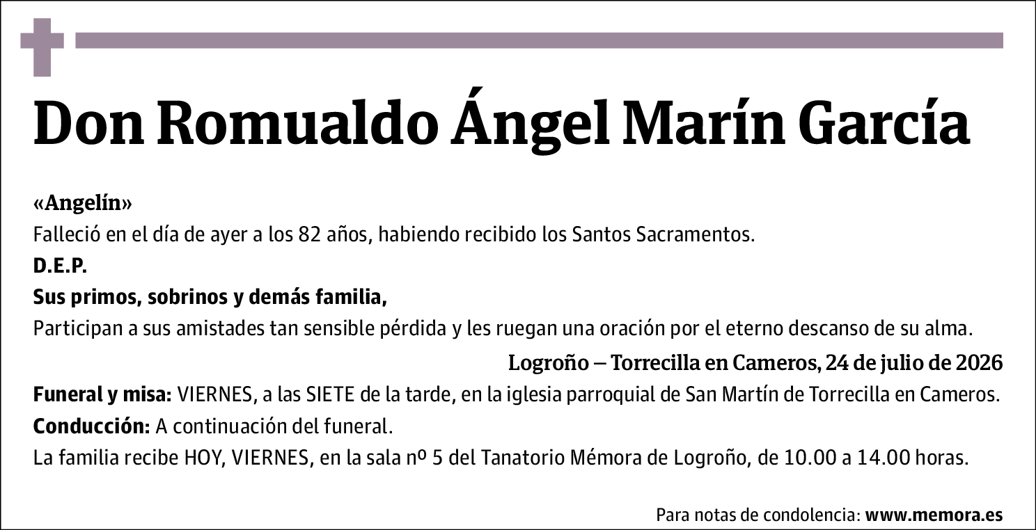 Romualdo Ángel Marín Garcia