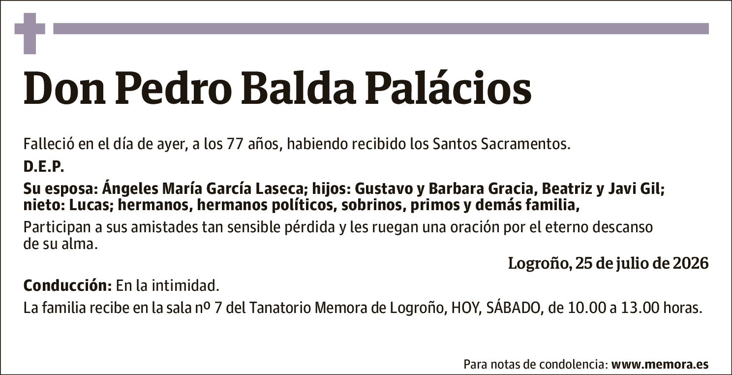 Pedro Balda Palacios