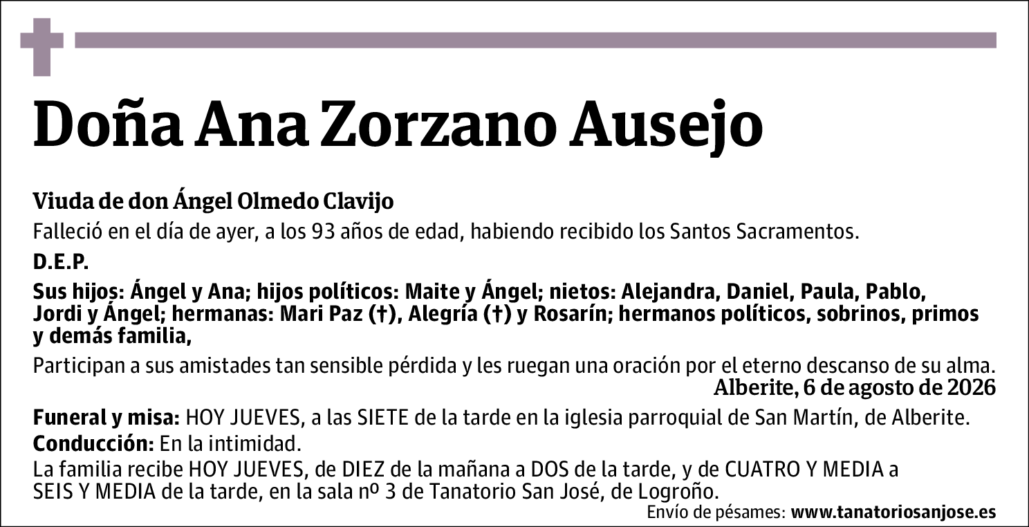 Ana Zorzano Ausejo