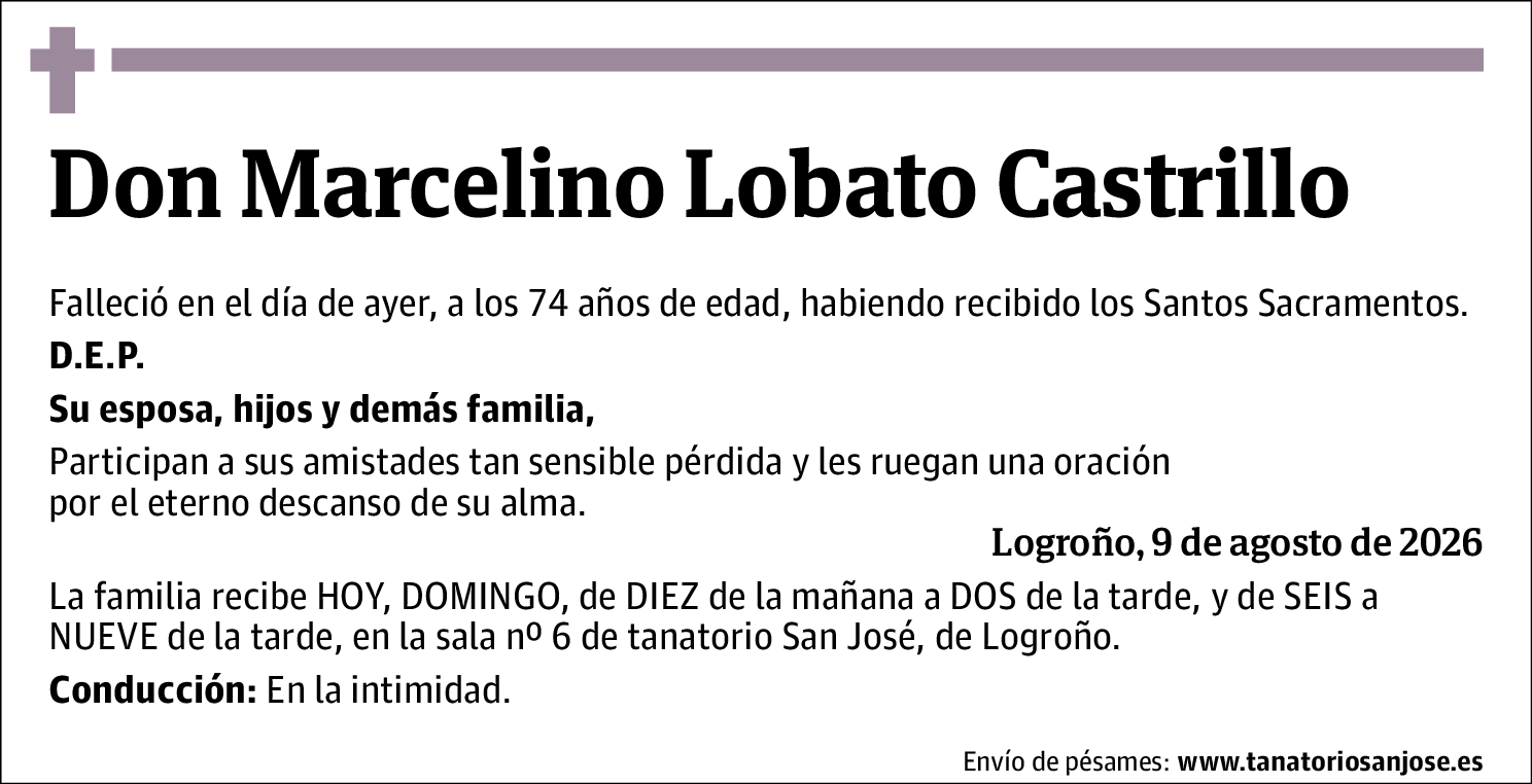 Marcelino Lobato Castrillo
