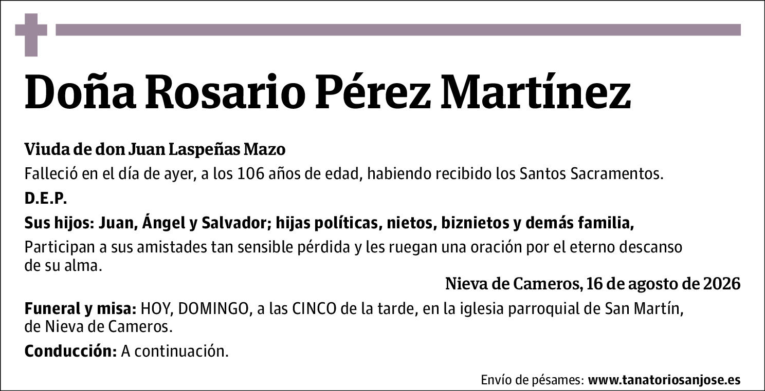 Rosario Pérez Martínez