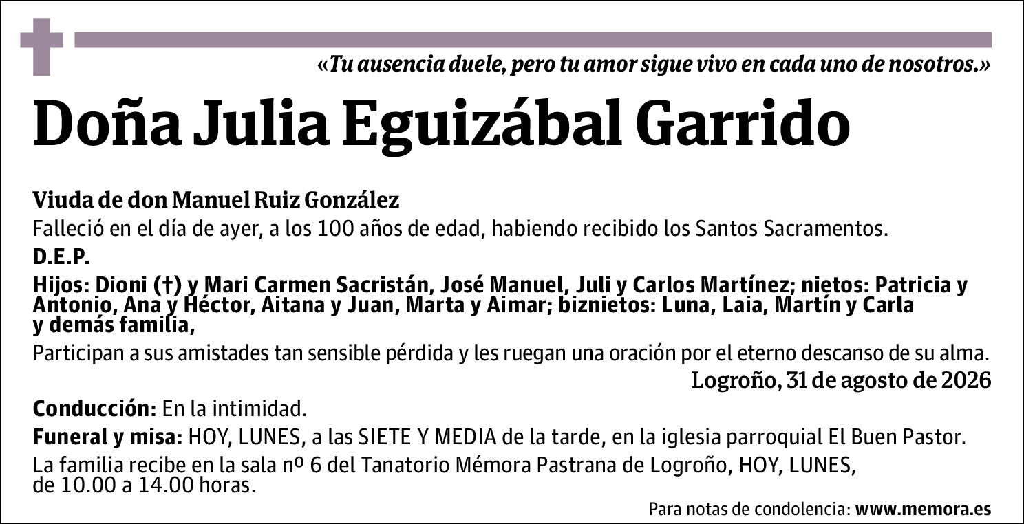 Julia Eguizábal Garrido