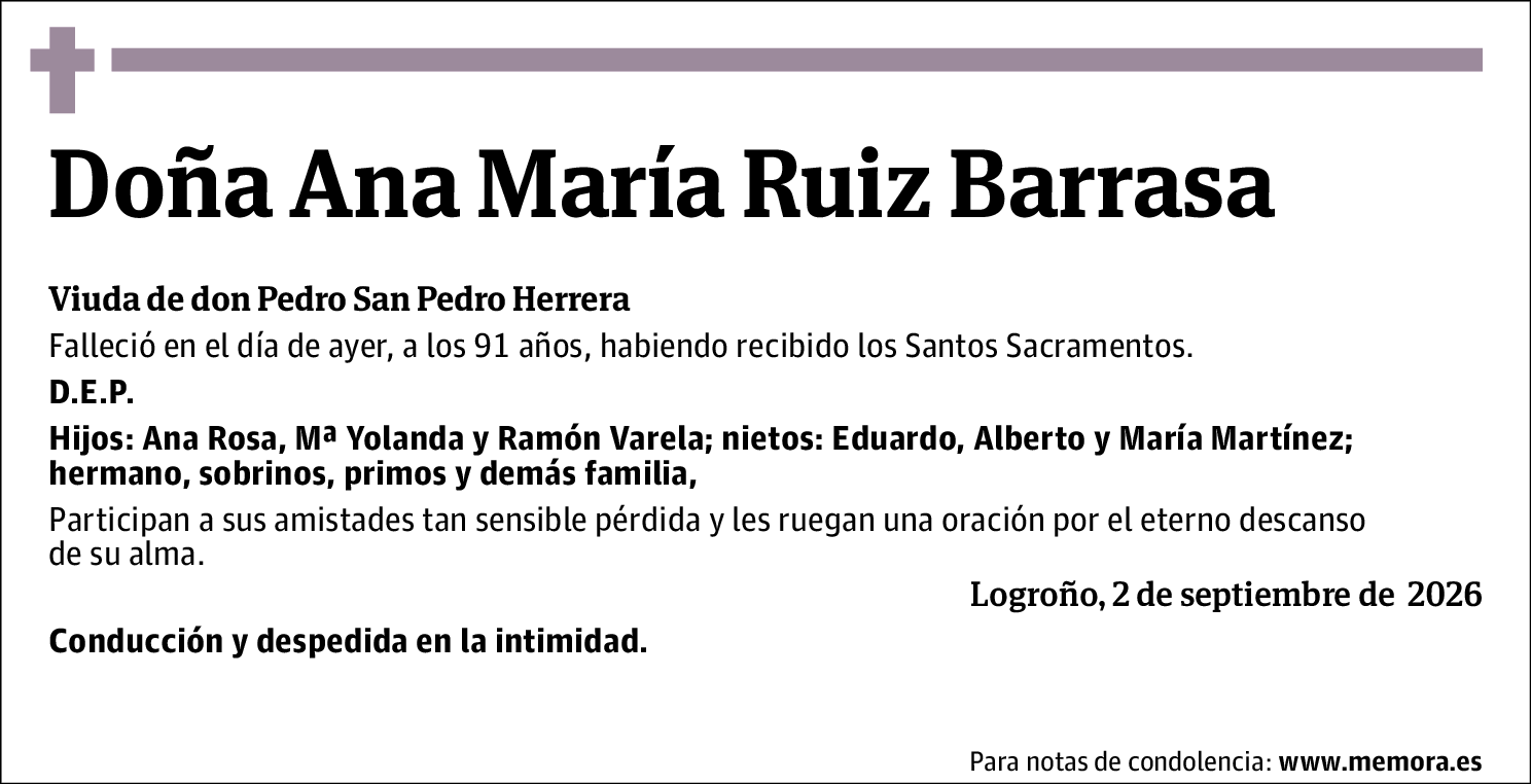 Ana María Ruiz Barrasa