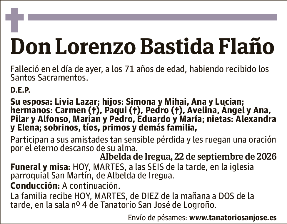 Lorenzo Bastida Flaño