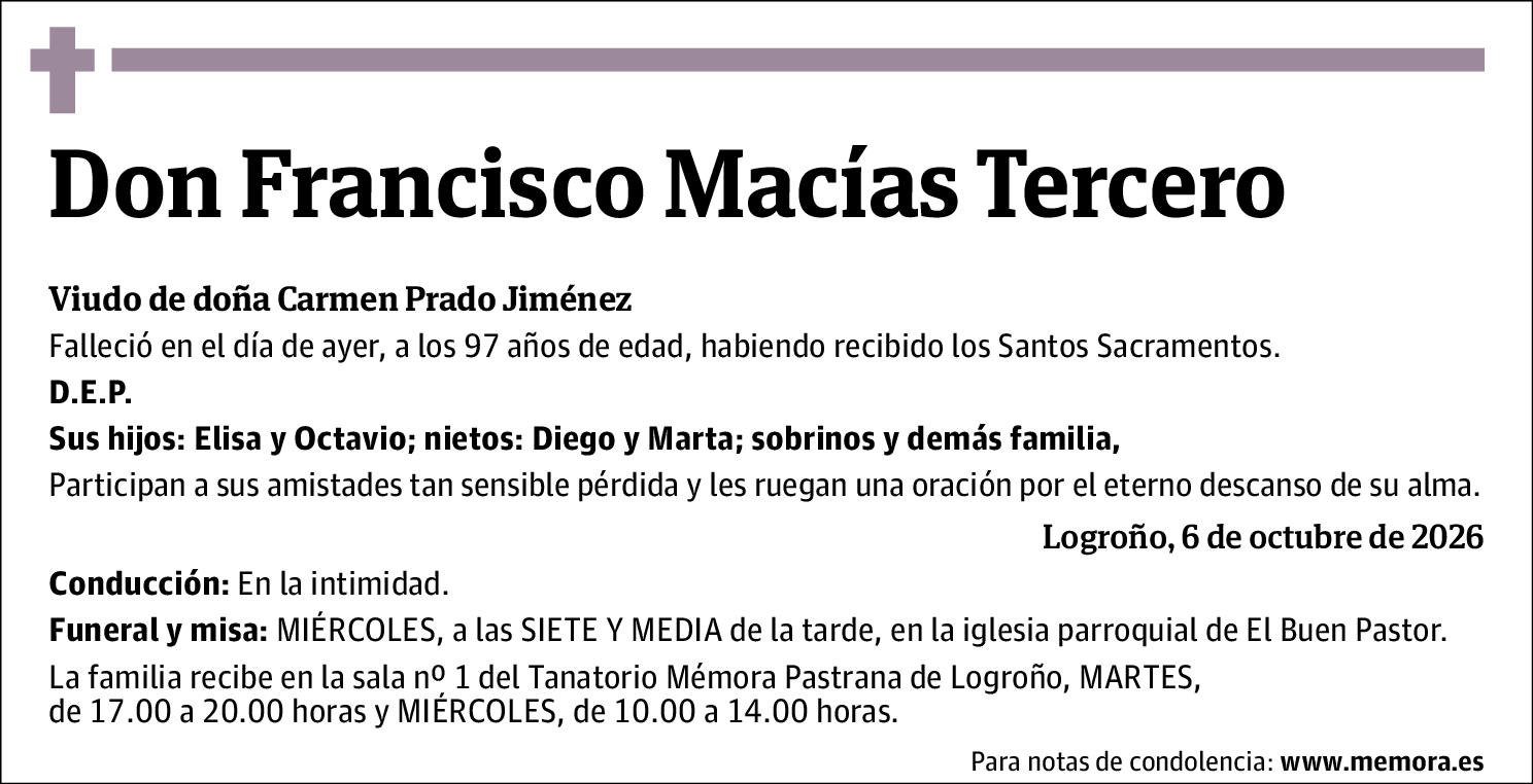 Francisco Macías Tercero