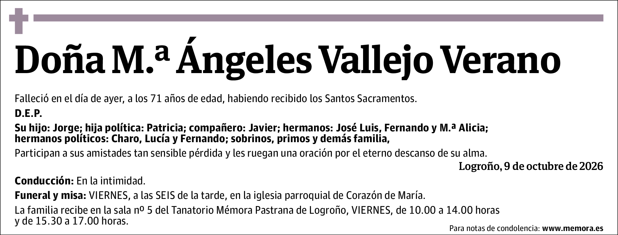 M.ª Ángeles Vallejo Verano