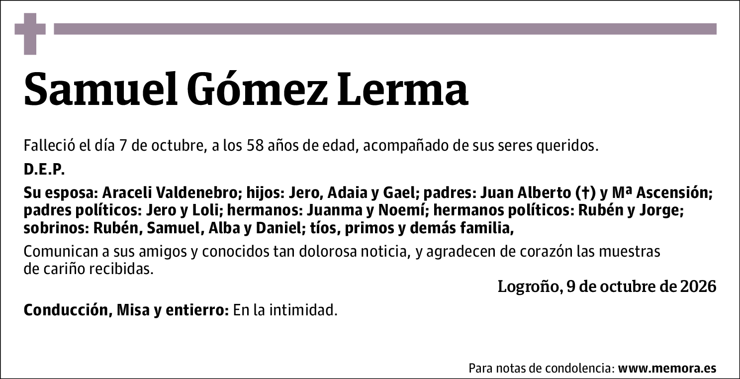 Samuel Gómez Lerma