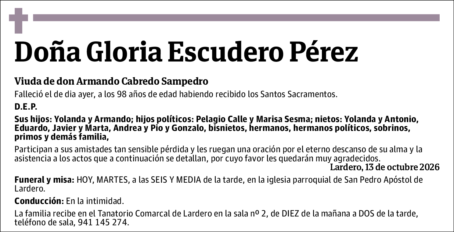 Gloria Escudero Pérez
