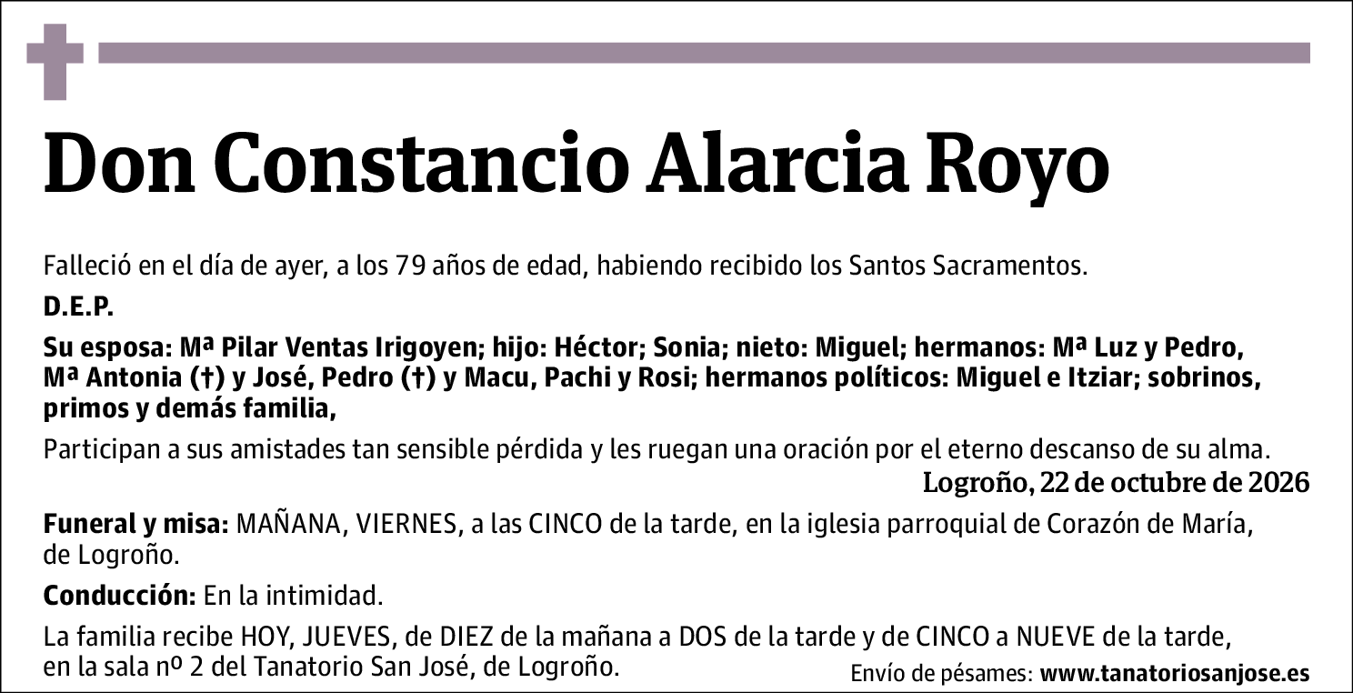 Constancio Alarcia Royo