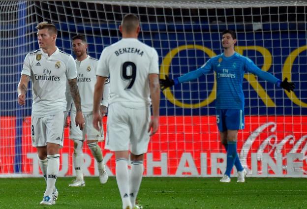 El Real Madrid paga su siesta a la defensiva La Rioja